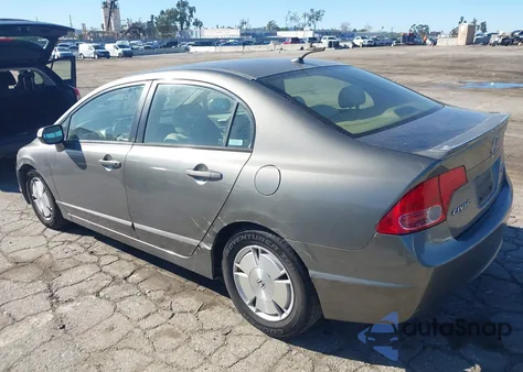 2006 Honda Civic Hybrid z USA, uszkodzony, nr VIN JHMFA362X6S027929
